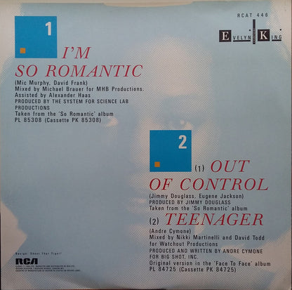 Evelyn 'Champagne' King* : I'm So Romantic (12")
