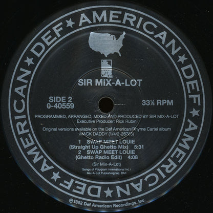 Sir Mix-A-Lot : Swap Meet Louie (12")