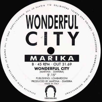 Marika (2) : Wonderful City (12")