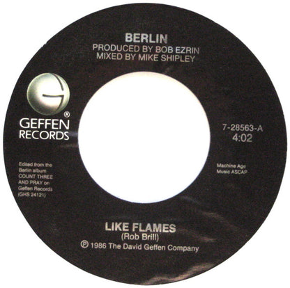 Berlin : Like Flames (7", Single)