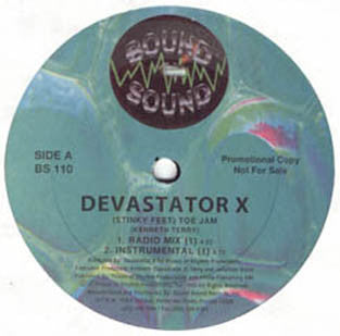 Devastator X : (Stinky Feet) Toe Jam (12", Promo)