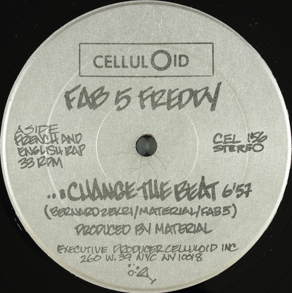 Beside* / Fab 5 Freddy : Change The Beat (12")