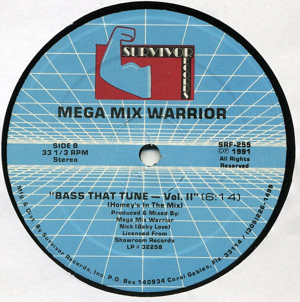 MC Nas-D & DJ Freaky Fred / Mega Mix Warrior : Homey Don't Play That / Bass That Tune Vol. II (12")