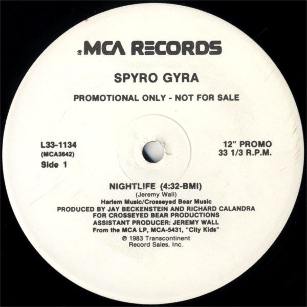 Spyro Gyra : Nightlife (12", Promo)