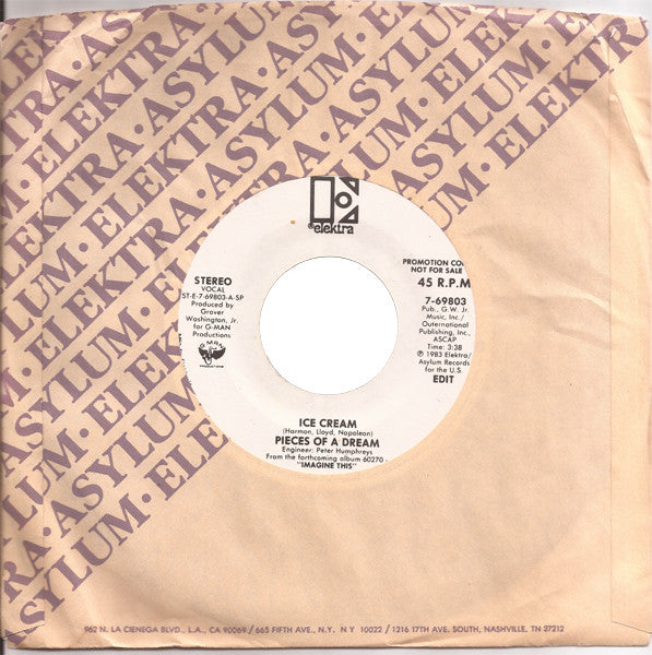 Pieces Of A Dream : Ice Cream (7", Promo)