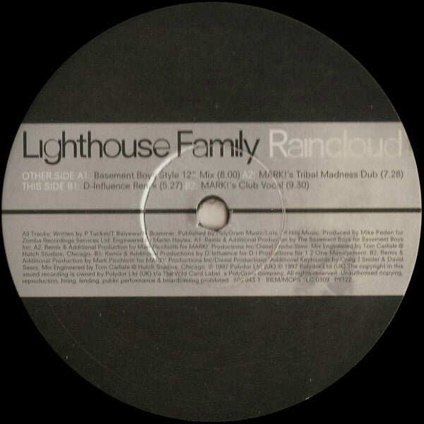 Lighthouse Family : Raincloud (12")