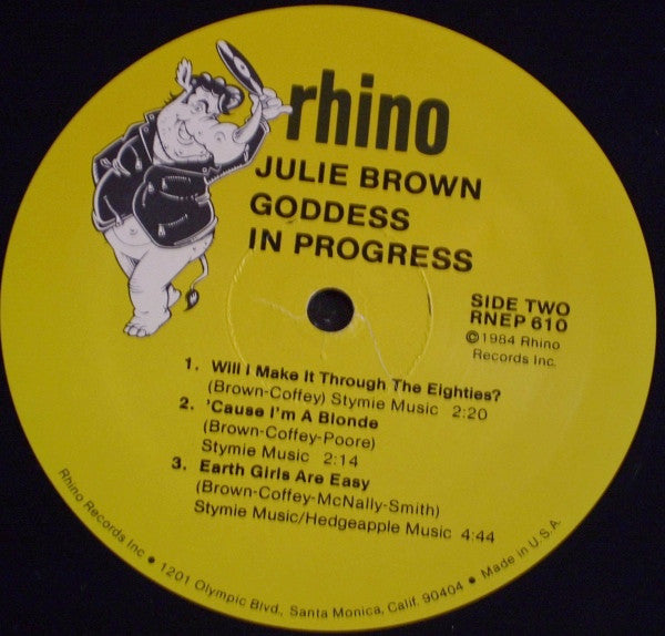 Julie Brown : Goddess In Progress (LP, MiniAlbum)
