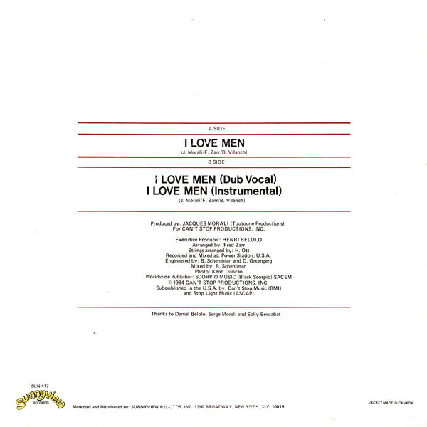 Eartha Kitt : I Love Men (12", Maxi)