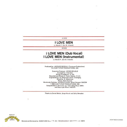 Eartha Kitt : I Love Men (12", Maxi)