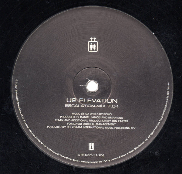 U2 : Elevation (12", Promo)