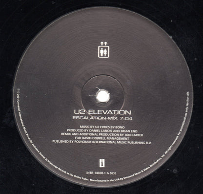 U2 : Elevation (12", Promo)