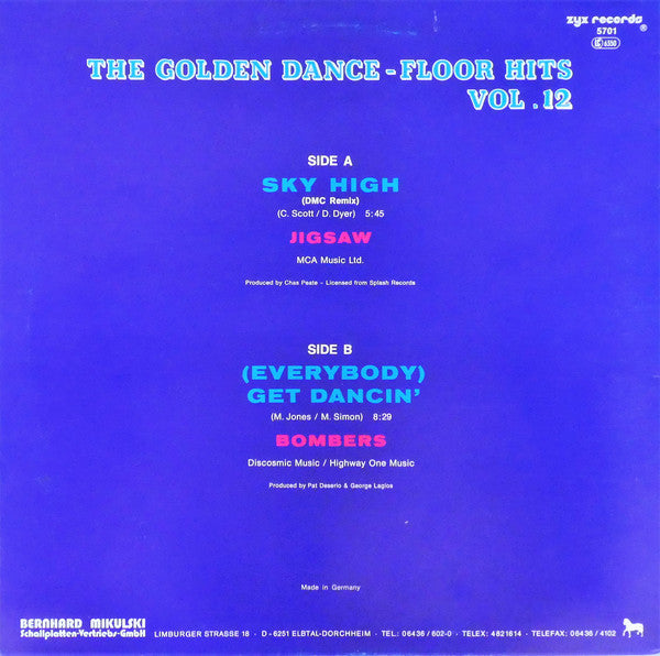 Jigsaw (3) / Bombers : The Golden Dance-Floor Hits Vol. 12 (12")