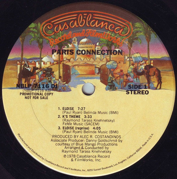Paris Connection : Paris Connection (LP, Album, Promo)