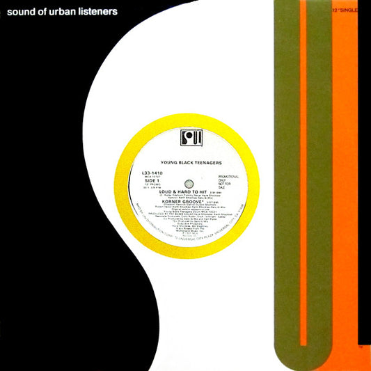 Young Black Teenagers : Loud & Hard To Hit / Korner Groove (12", Single, Promo)