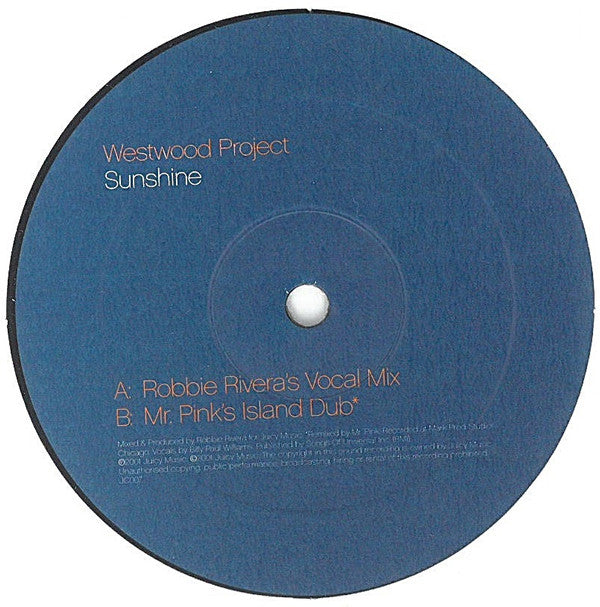 Westwood Project : Sunshine (12")