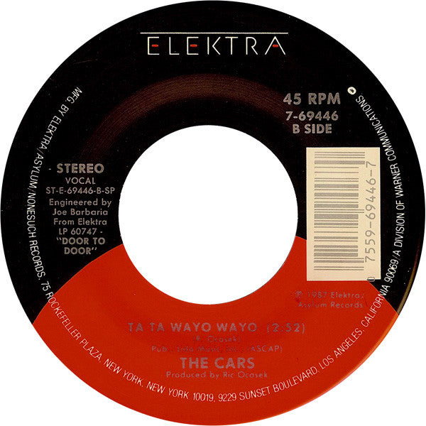 The Cars : You Are The Girl (7", Single, Spe)