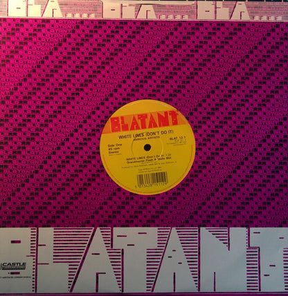Grandmaster Flash And Melle Mel* : White Lines (Don't Do It) (12", P/Mixed)