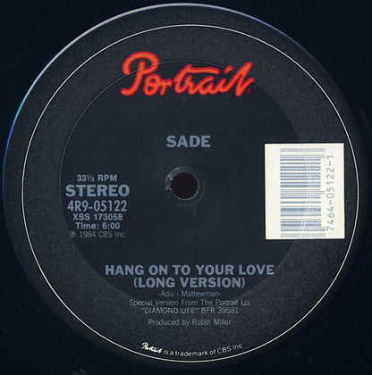 Sade : Hang On To Your Love (12" Version) (12", Single)