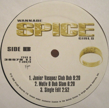 Spice Girls : Wannabe (12", Single)