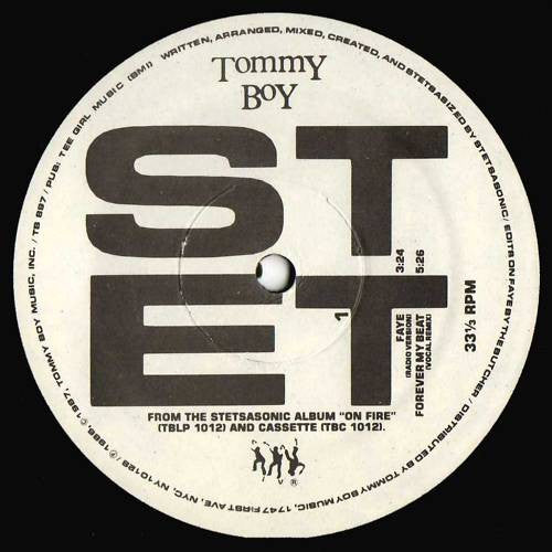 Stetsasonic : Faye / Forever My Beat (12")