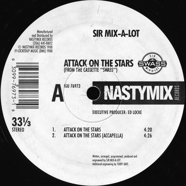 Sir Mix-A-Lot : Rippn' / Attack On The Stars (12", Single)