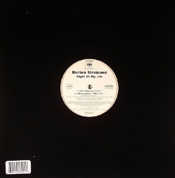 Barbra Streisand : Night Of My Life (12")
