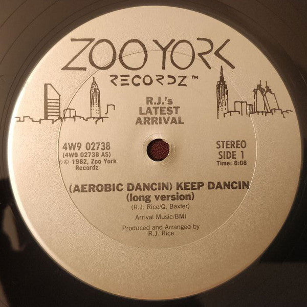 R.J.'s Latest Arrival : (Aerobic Dancin) Keep Dancin (12")