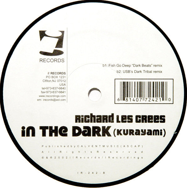 Richard Les Crees : In The Dark (Kurayami) (12")