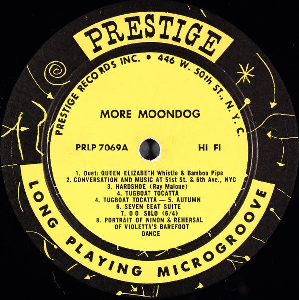 Moondog (2) : More Moondog (LP, Album, Mono)