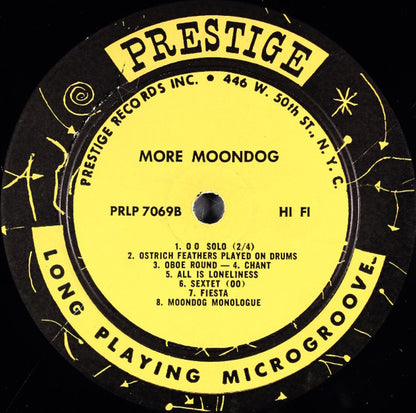 Moondog (2) : More Moondog (LP, Album, Mono)
