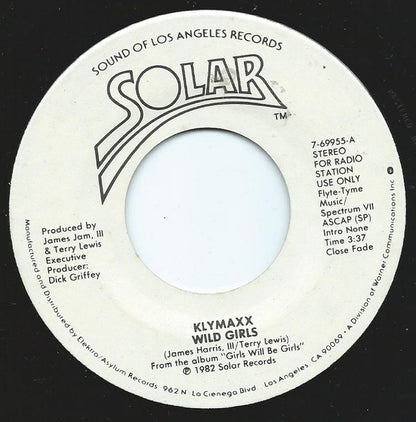 Klymaxx : Wild Girls / Can't Let Love Just Pass Me By (7", Single, Promo)