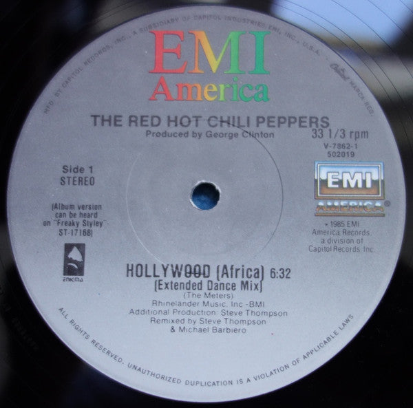 Red Hot Chili Peppers : Hollywood (Africa) (12")