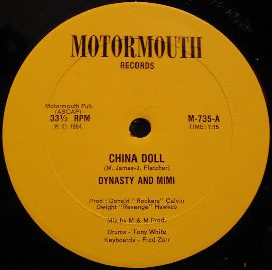 Dynasty And Mimi* : China Doll (12")