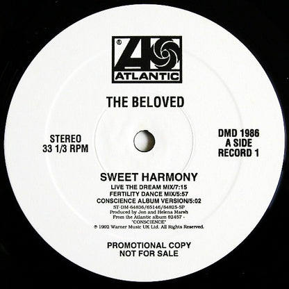 The Beloved : Sweet Harmony (2x12", Promo, Gat)