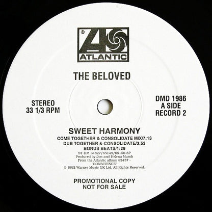 The Beloved : Sweet Harmony (2x12", Promo, Gat)