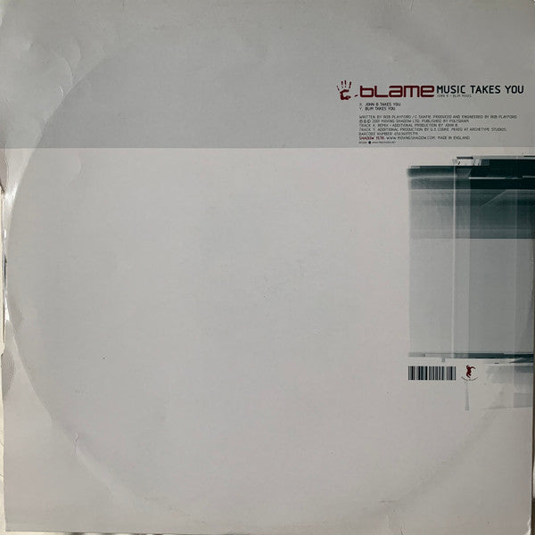 Blame : Music Takes You (John B + BLIM Mixes) (12")