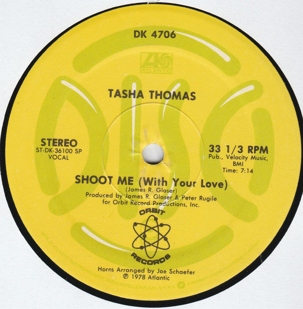 Tasha Thomas : Shoot Me (With Your Love) (12", SP )
