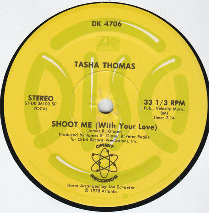 Tasha Thomas : Shoot Me (With Your Love) (12", SP )