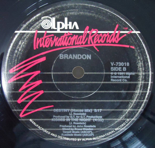 Brandon (3) : Destiny (12")