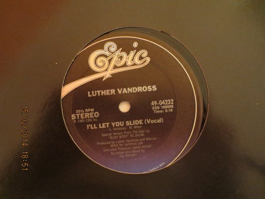 Luther Vandross : I'll Let You Slide (12", Single)