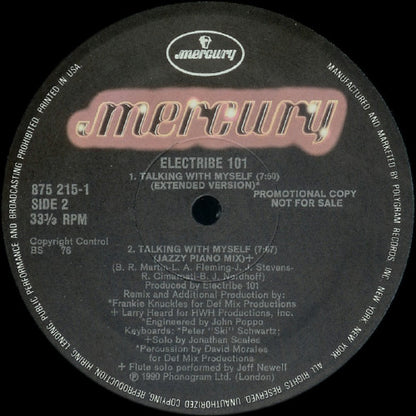 Electribe 101 : Talking With Myself (12", Promo)
