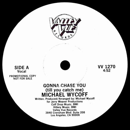 Michael Wycoff : Gonna Chase You (Till You Catch Me)  (12", Single, Promo)