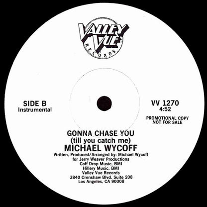 Michael Wycoff : Gonna Chase You (Till You Catch Me)  (12", Single, Promo)