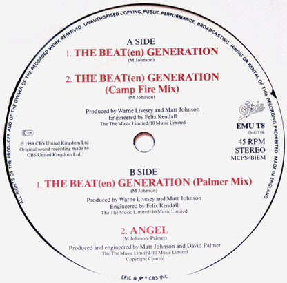 The The : The Beat(en) Generation (12", Single)
