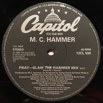 MC Hammer : Pray (12")