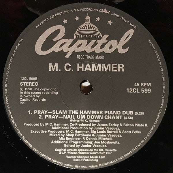 MC Hammer : Pray (12")