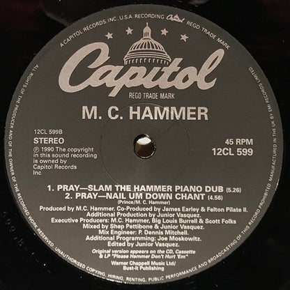 MC Hammer : Pray (12")