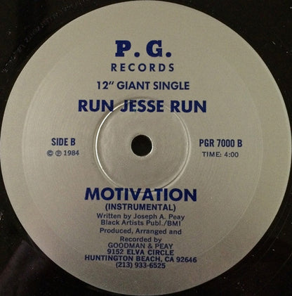 Motivation (10) : Run Jesse Run (12", Maxi)
