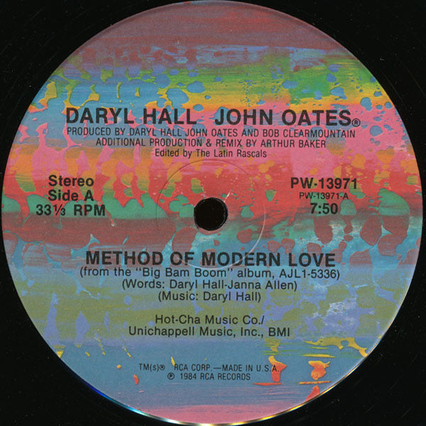 Daryl Hall John Oates* : Method Of Modern Love (12")