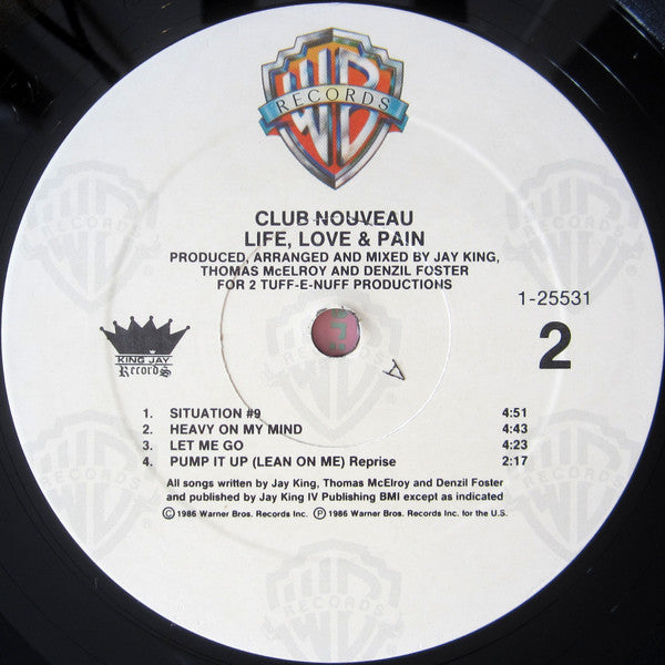 Club Nouveau : Life, Love & Pain (LP, Album, Spe)